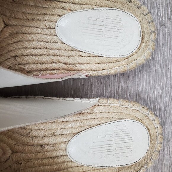 Charlotte Stone open toe criss cross espadrilles - Picture 6 of 10